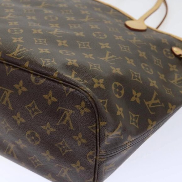 LOUIS VUITTON Monogram V line Neverfull MM Tote Bag Pink M41602 LV Auth am4905 - Picture 4 of 16